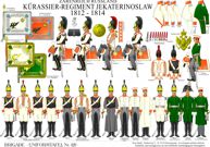 Tafel 420:  Zarenreich Russland:  Kürassier-Regiment Jekaterinoslaw  1812-1814