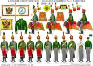 Tafel 418:  Kaiserreich Österreich:  Husaren-Regiment Nr.5 Radetzky  1809-1815